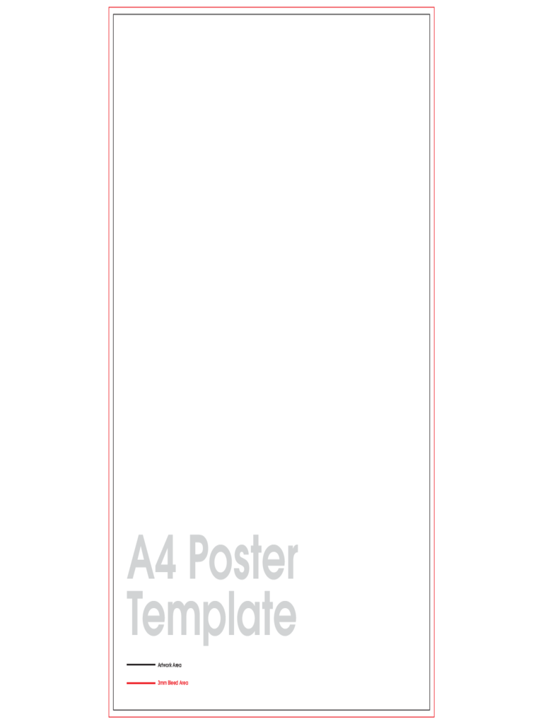 A4 Poster Sample