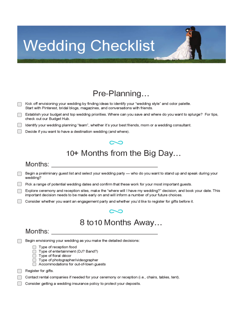 printable wedding dj checklist template wedding ideas