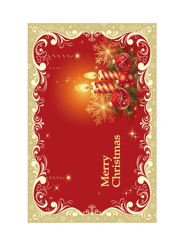 2024 Christmas Card Template Fillable, Printable PDF & Forms Handypdf