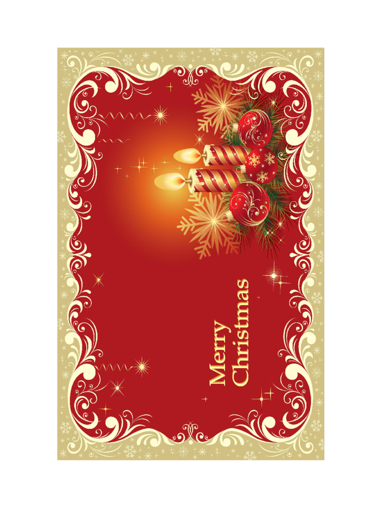 2022 Christmas Card Template Fillable Printable PDF Forms Handypdf