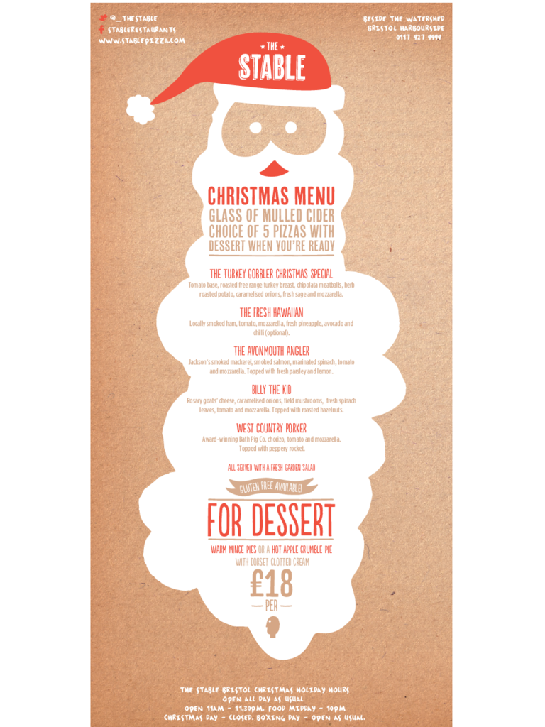 2022 Christmas Menu Template - Fillable, Printable PDF &amp; Forms | Handypdf