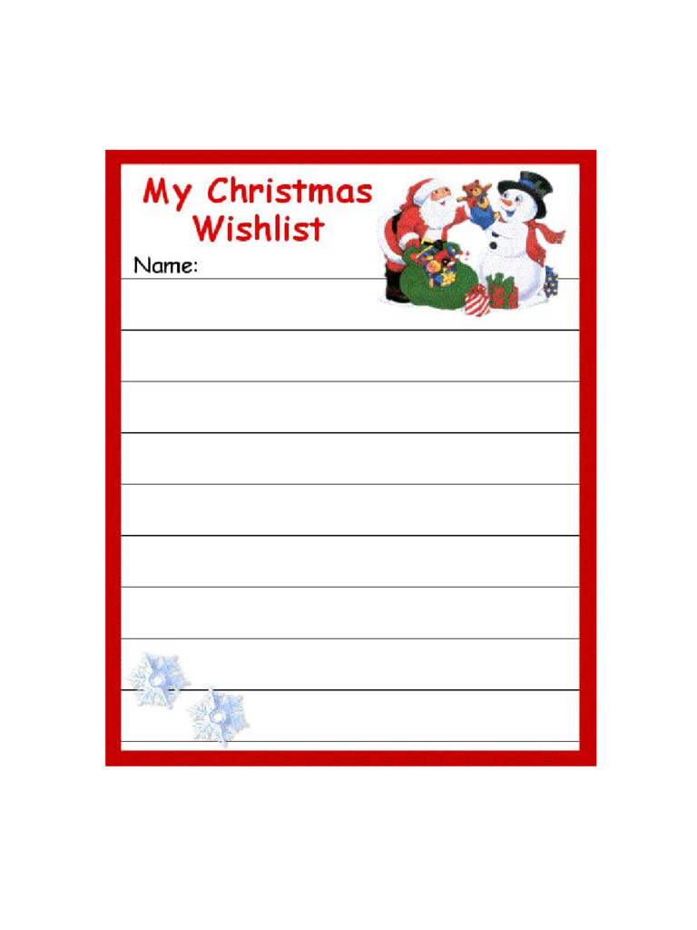 Cute Christmas Wish List