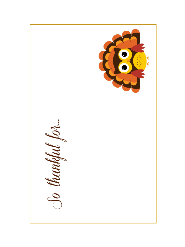 Cute Thanksgiving Cards