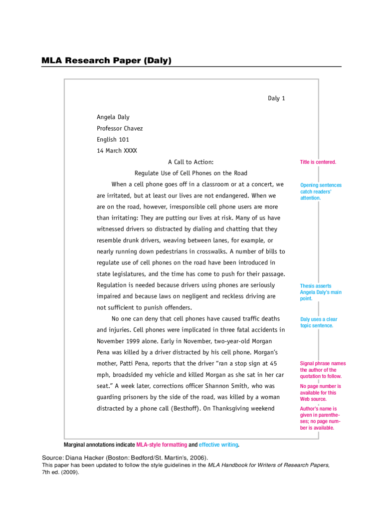 example of thesis paper free