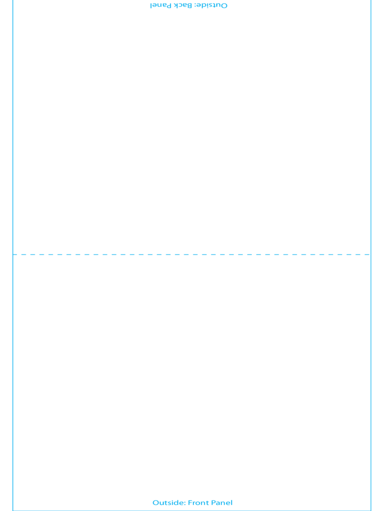 4 by 6 notecard template
