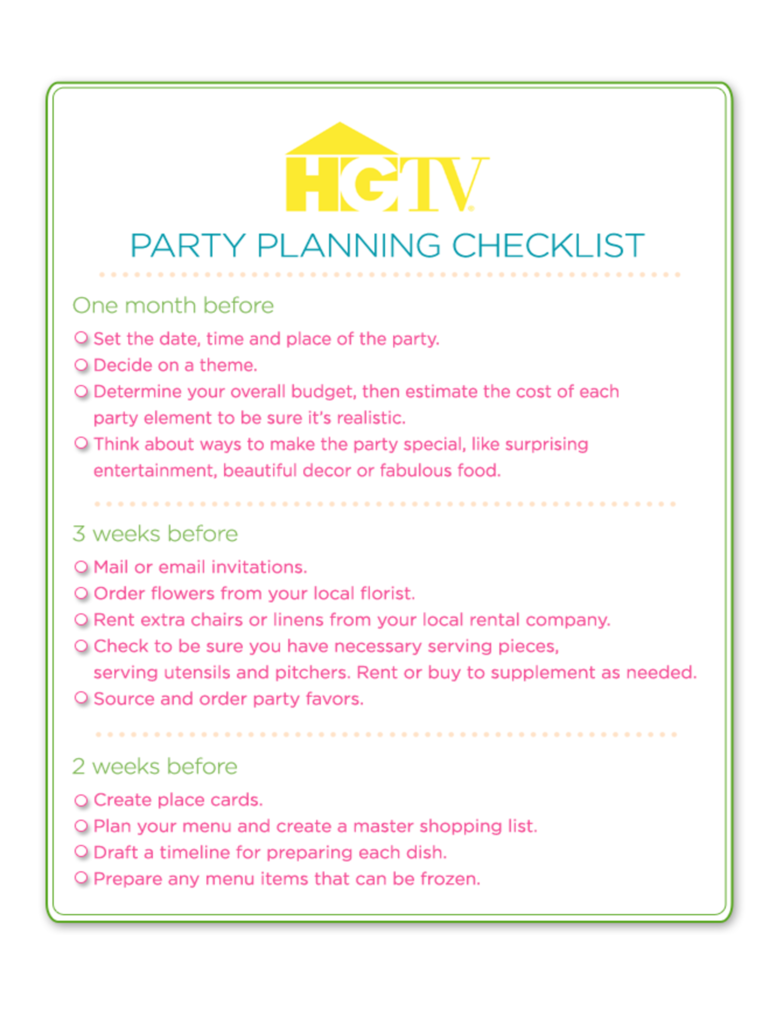 2024 Birthday Party Checklist Template Fillable Printable PDF 