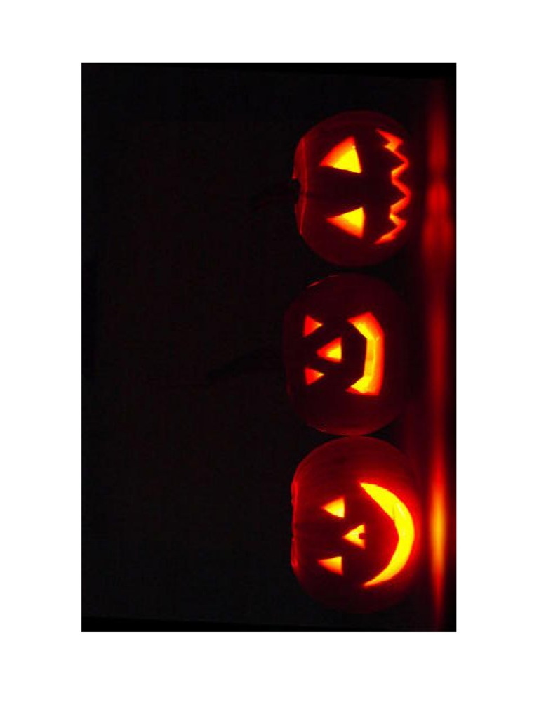 Printable Halloween Pumpkin Example