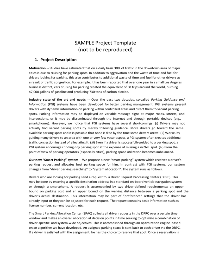 Sample Project Template