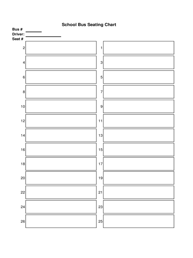 Fillable Chart Template Master Template