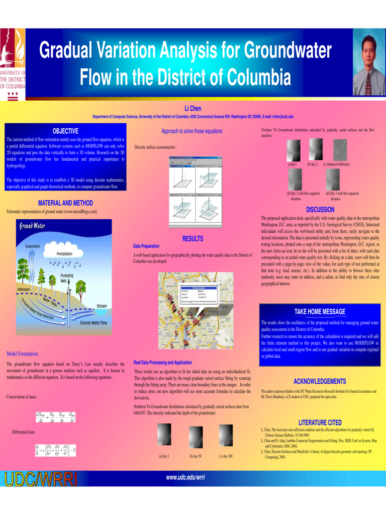 Scientific Poster Template - University of the District of Columbia