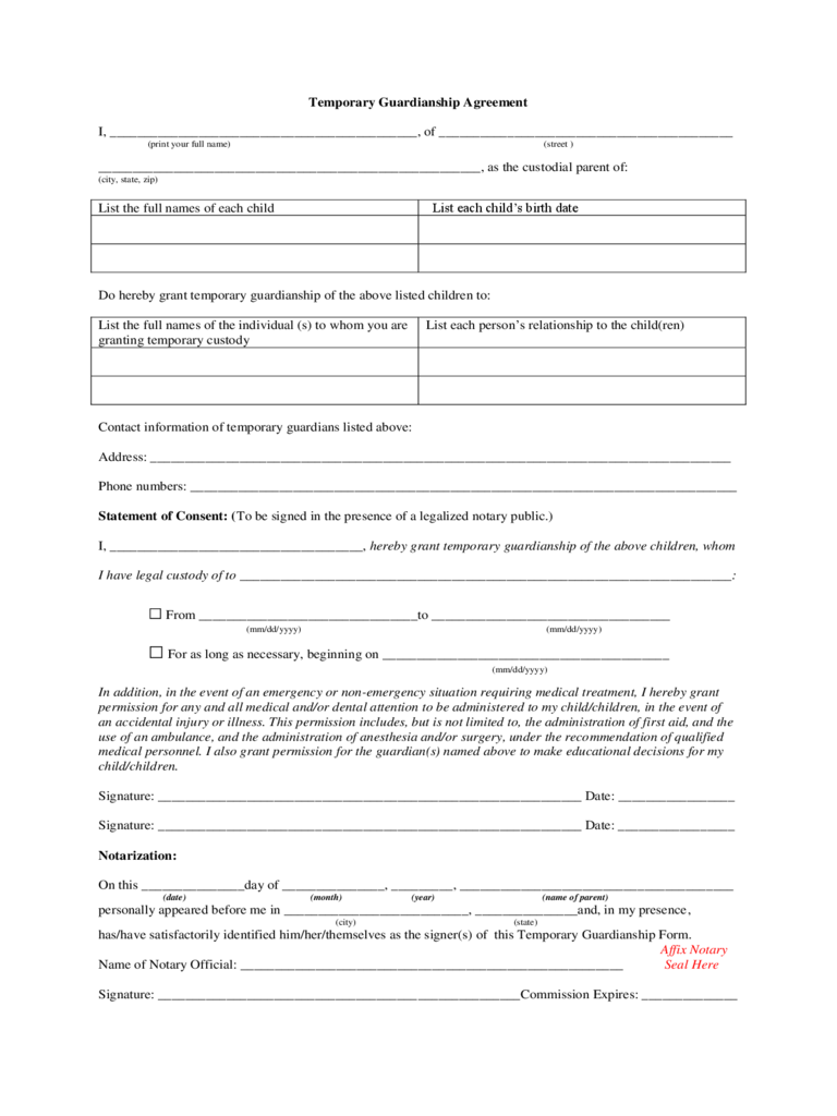 2021 Child Custody Form Fillable, Printable PDF & Forms