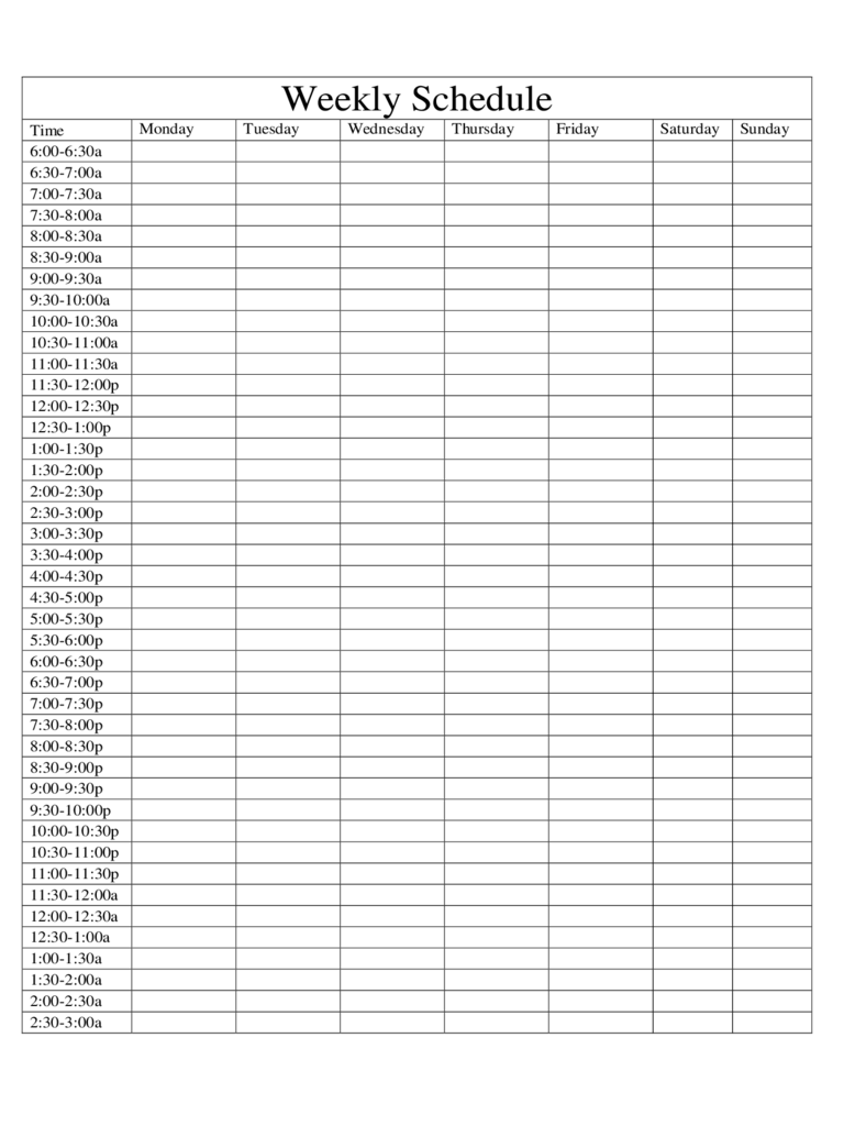 2024 Weekly Agenda Template - Fillable, Printable Pdf & Forms 