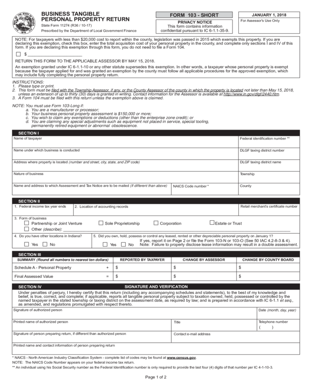 Form 11274