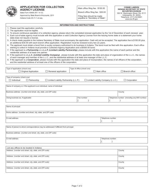 Form 40495 - Edit, Fill, Sign Online | Handypdf