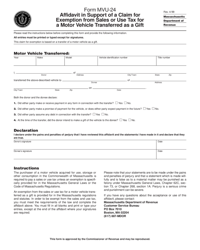 Form Mvu-24