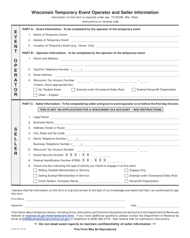 Wi Dept Of Revenue Child Rebate Form