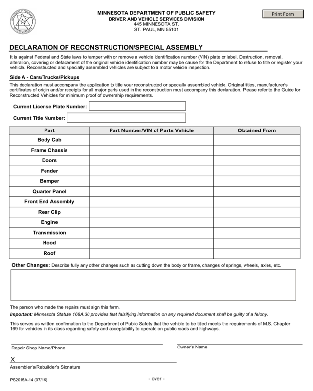 Mv Declarationof Reconstruction Special Assembly