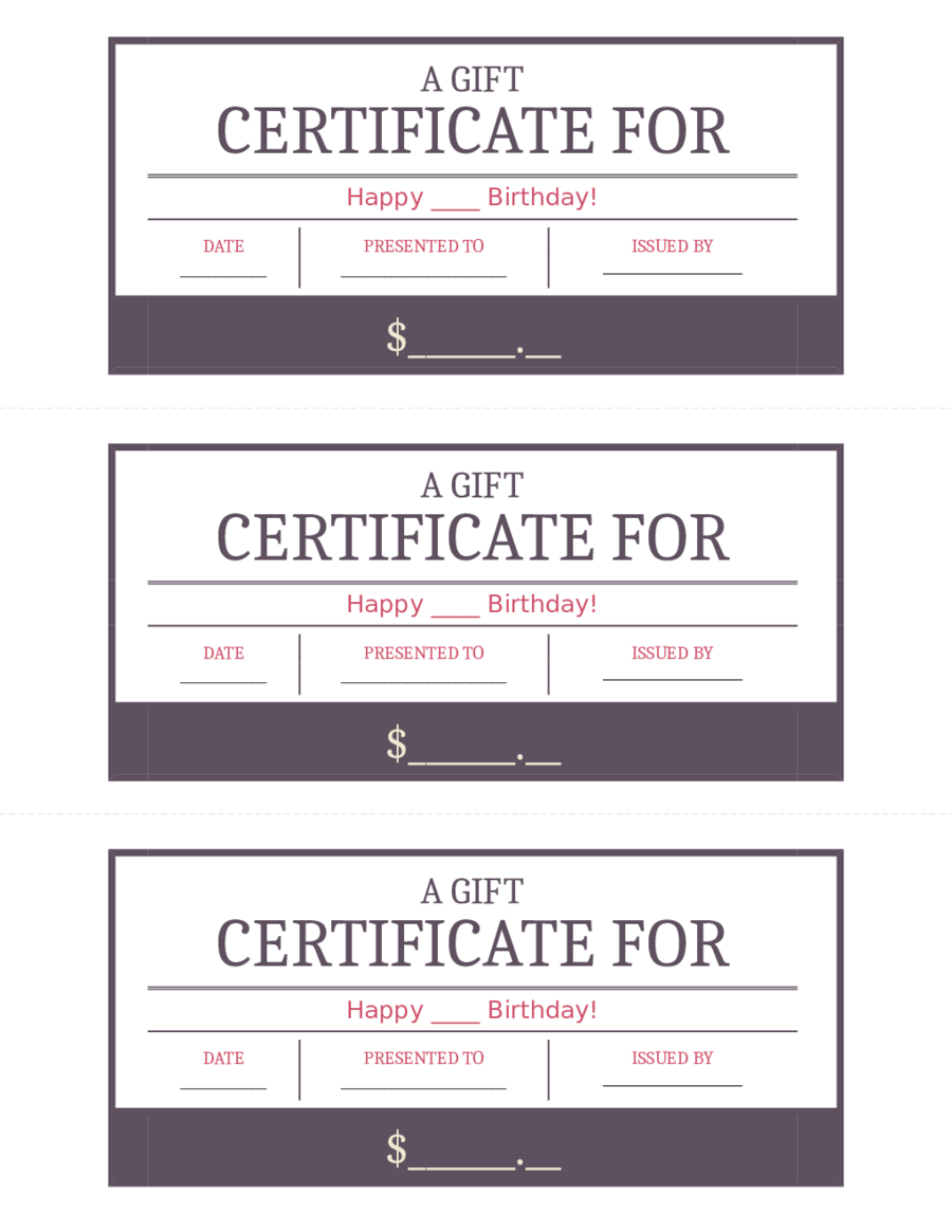 Cute Gif Images: Word Document Fillable Gift Certificate Template Free Within Indesign Gift Certificate Template