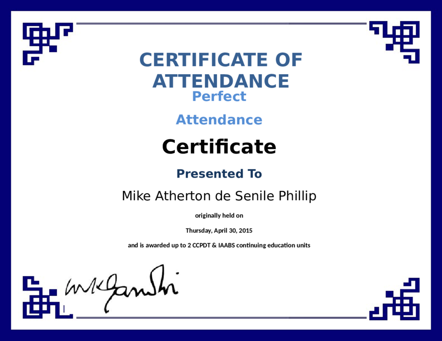 2023 Certificate Of Attendance Fillable Printable PDF Forms Handypdf