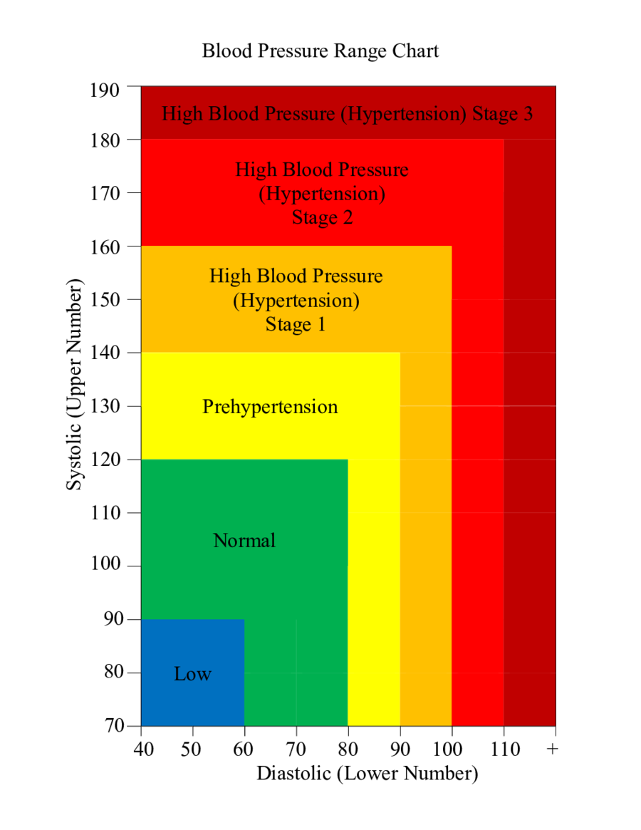 Blood Pressure Chart77360 