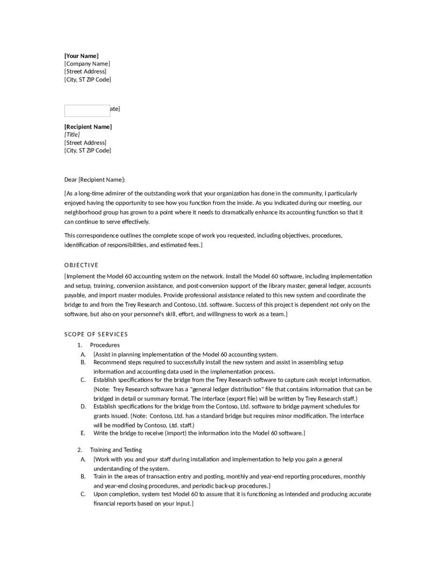 2022 Business Proposal Letter Fillable Printable Pdf And Forms Handypdf 0682