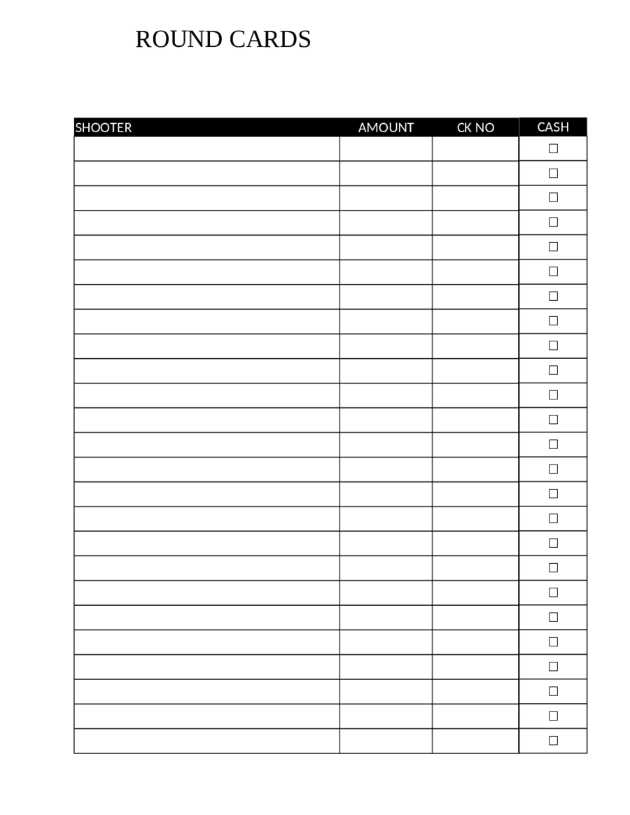 Free Printable Cash Receipts Journal Template