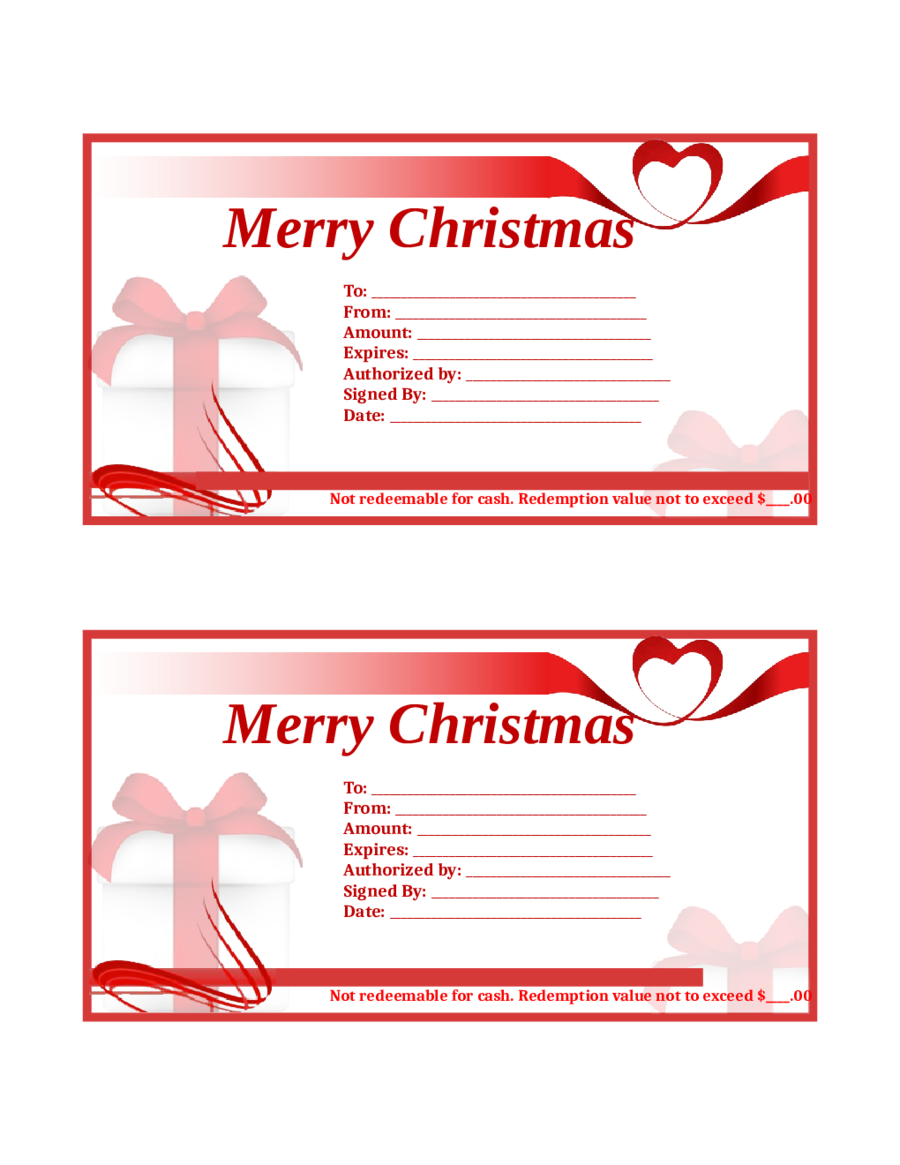 2023 Gift Certificate Form Fillable Printable PDF Forms Handypdf