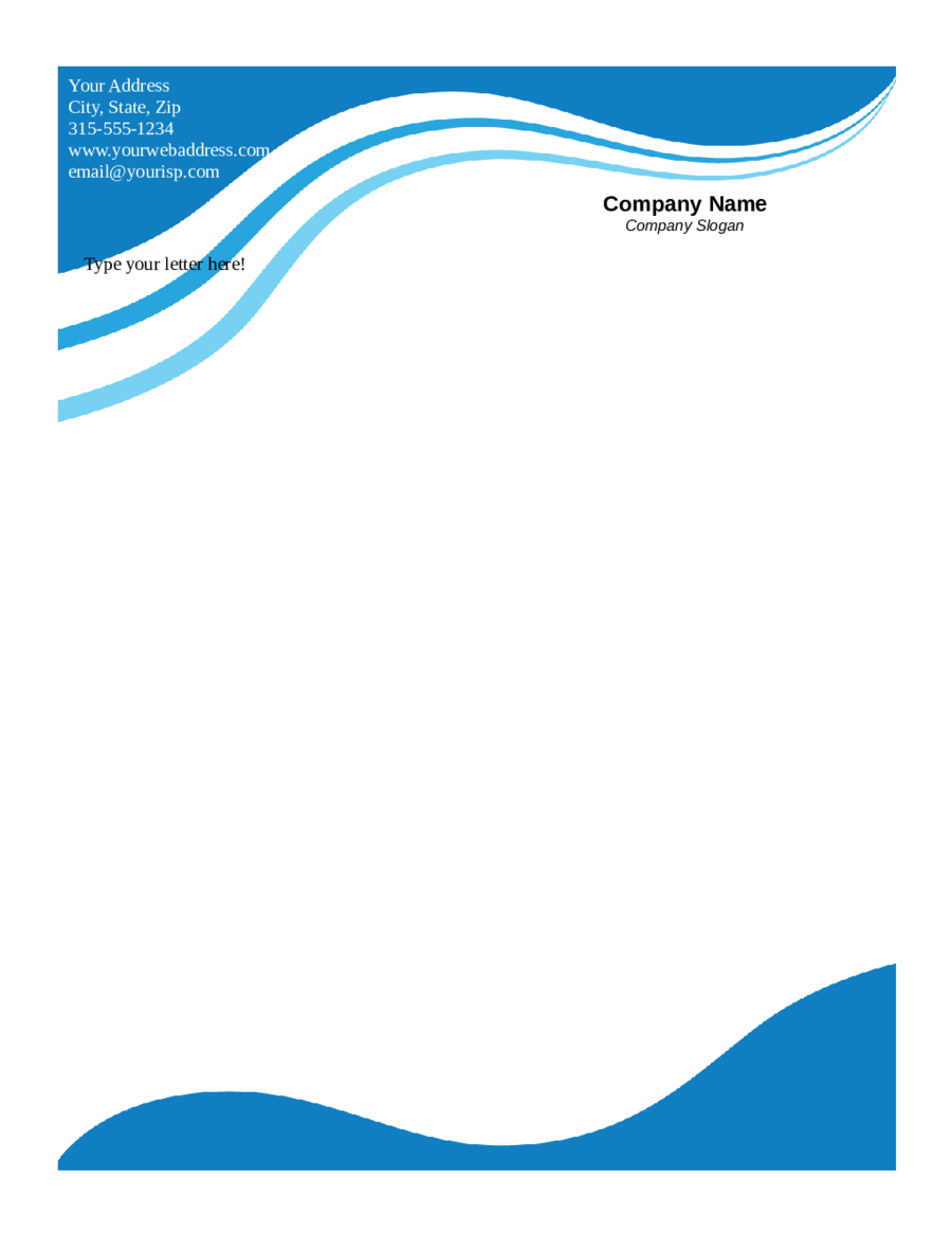 Free Company letterhead template