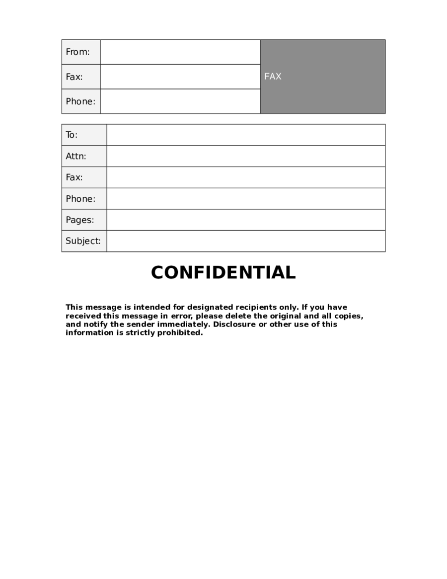 Fax Cover Letter Sample For Your Needs Letter Template Collection