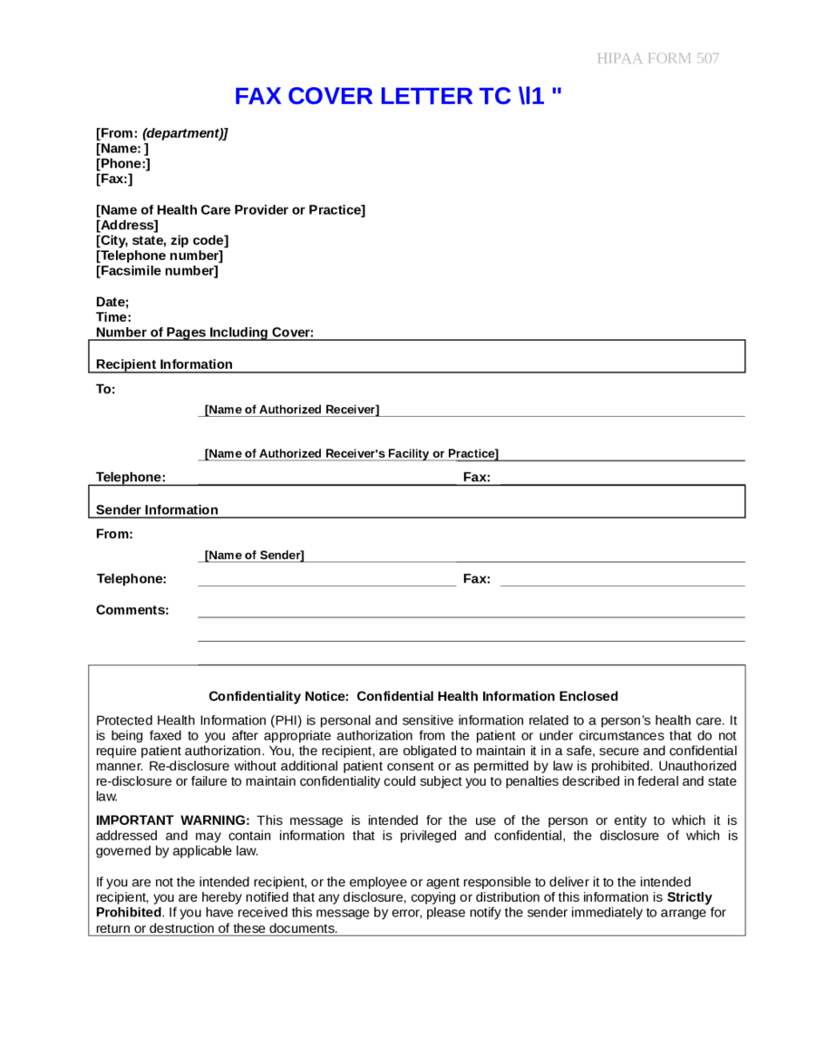 fax template cover sheet edit fill sign online handypdf