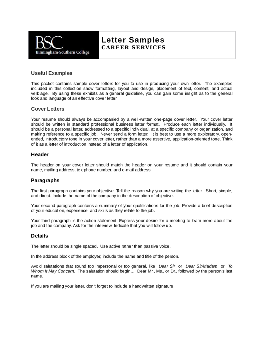 2021 Customer Service Cover Letter - Fillable, Printable ...