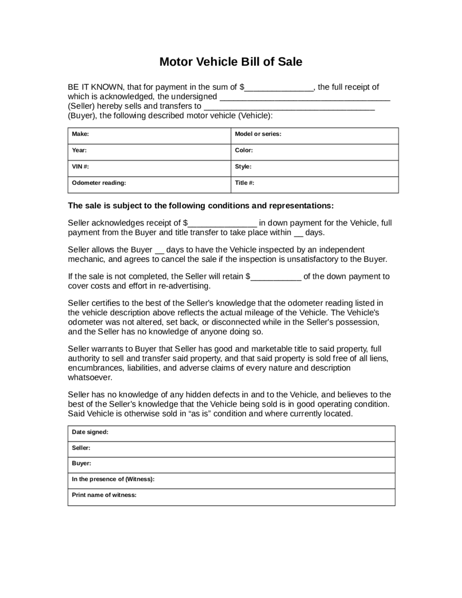 Dmv Bill Of Sale Form - Edit, Fill, Sign Online  Handypdf With Food Inc Movie Worksheet Answers