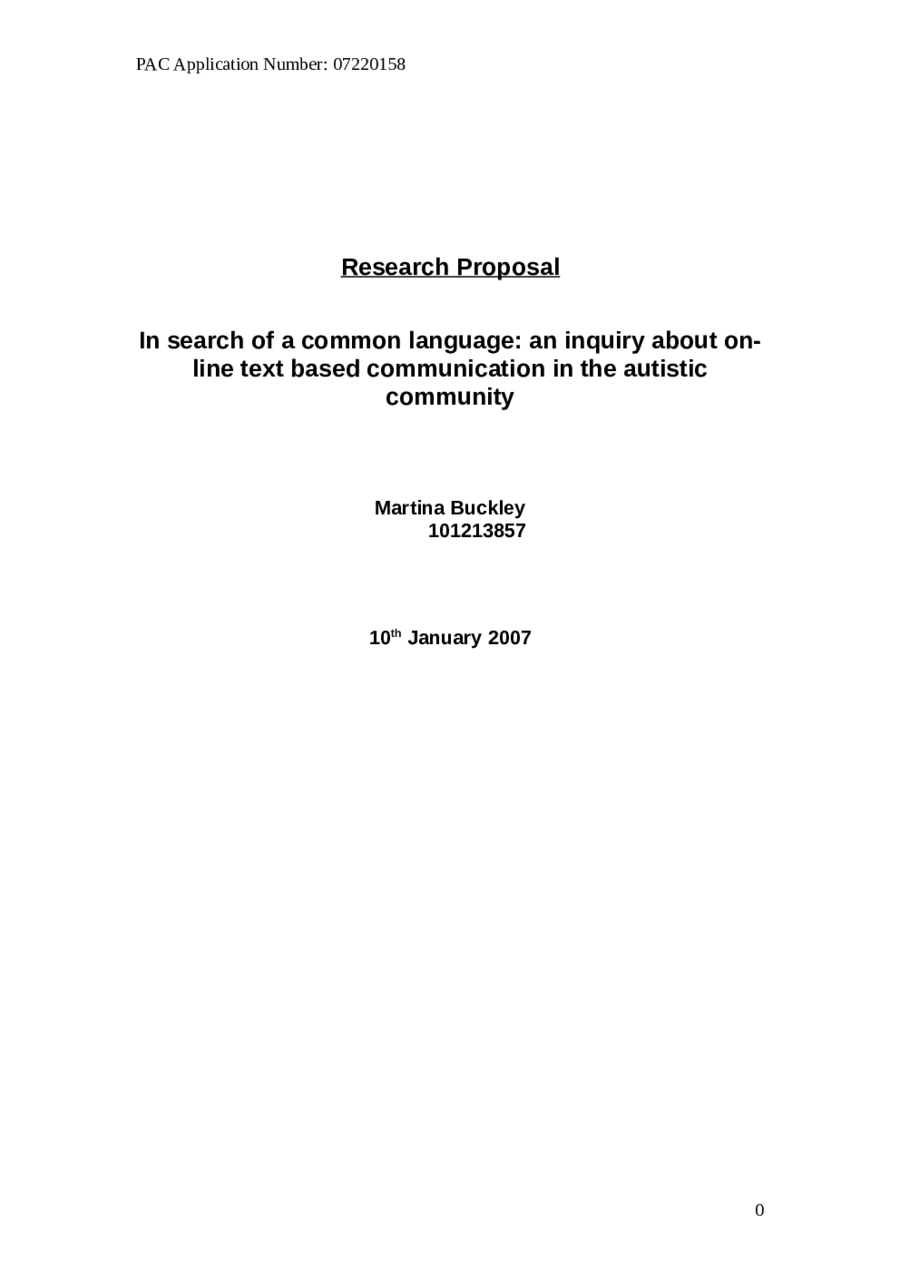 Research Proposal Template - Edit, Fill, Sign Online 