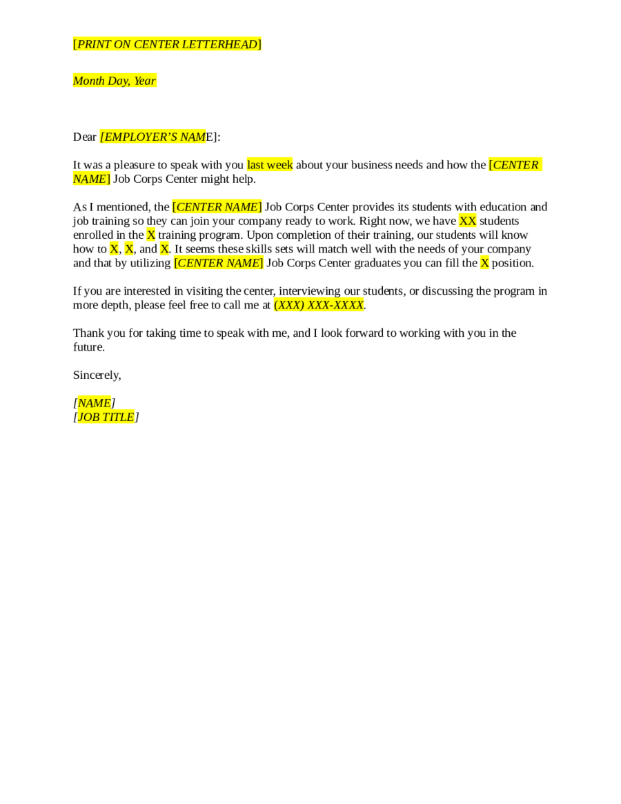 Follow Up Email After Job Interview Sample - Free Documents