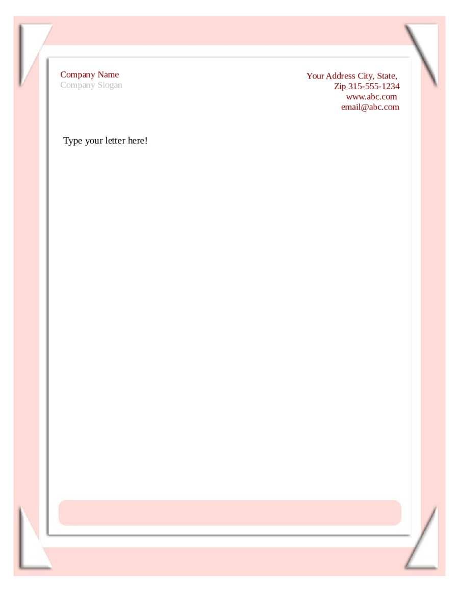 2022 Business Letterhead Templates Fillable Printable PDF Forms 