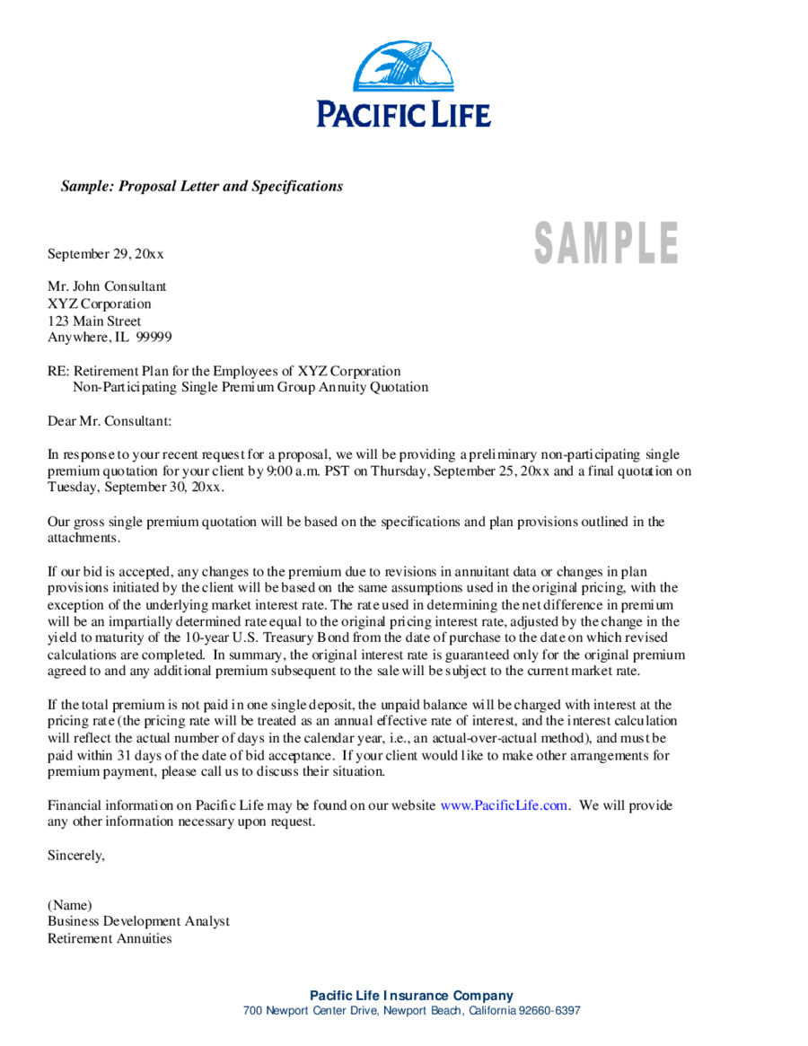 A Business Proposal Letter Edit, Fill, Sign Online Handypdf