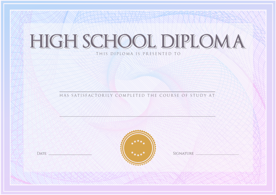 High school diploma