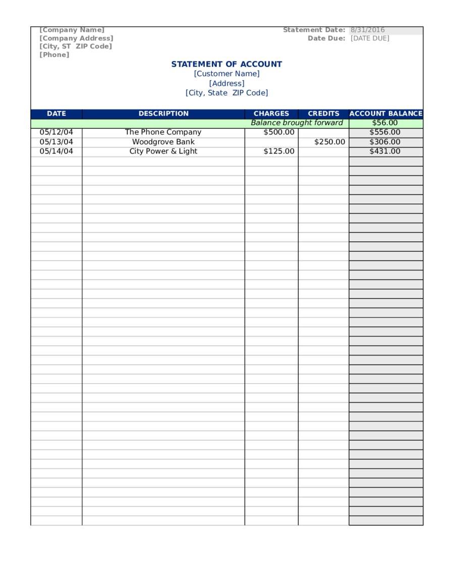 Income Tax Annual Statement Form