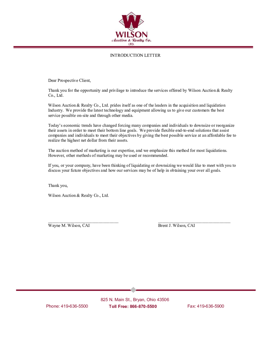 Letter Of Introduction For Employment Template