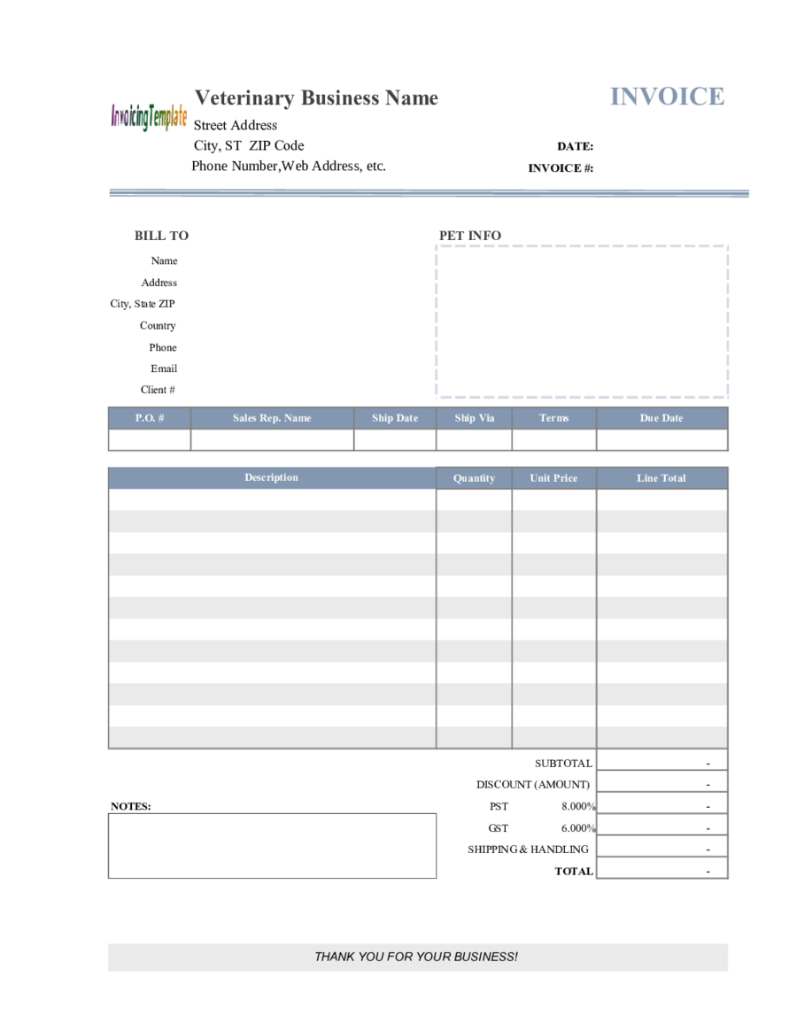 Sample Invoice Template