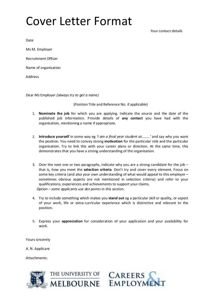 Job Application Cover Letter Template Word from handypdf.com