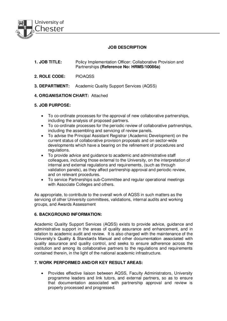 2024 Job Description Template Fillable Printable Pdf And Forms Handypdf 1396