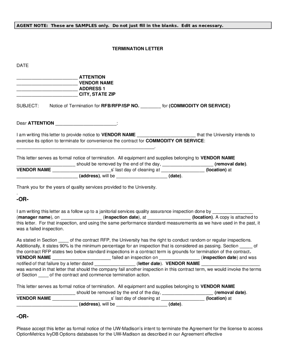 2020 Lease Termination Form - Fillable, Printable PDF ...