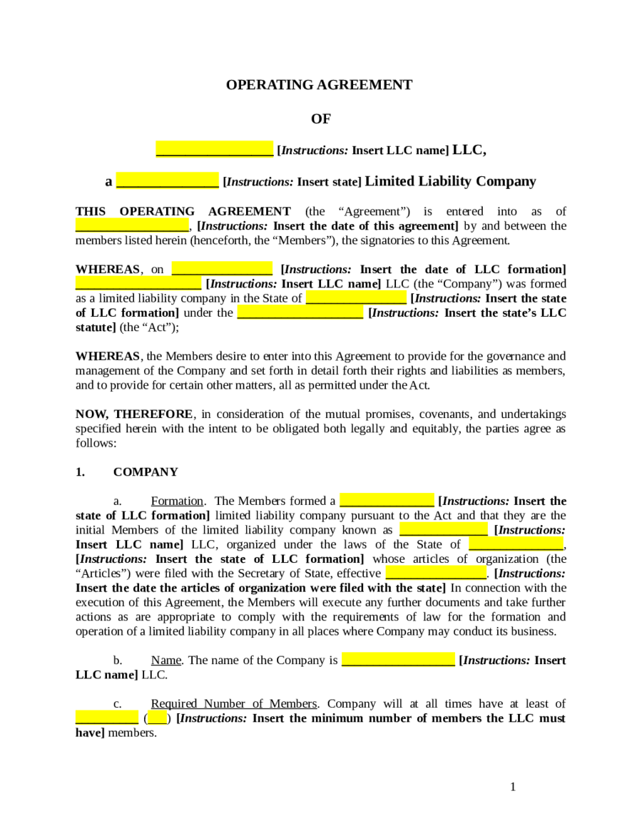 2024-llc-operating-agreement-template-fillable-printable-pdf-forms