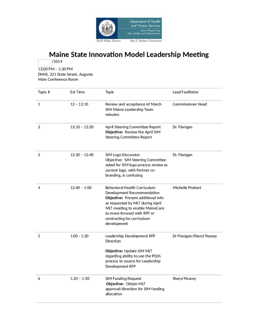 Meeting Agenda Template Word 21