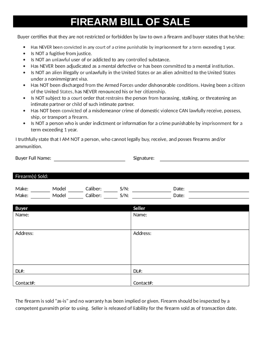 2023-firearm-bill-of-sale-form-fillable-printable-pdf-forms-handypdf