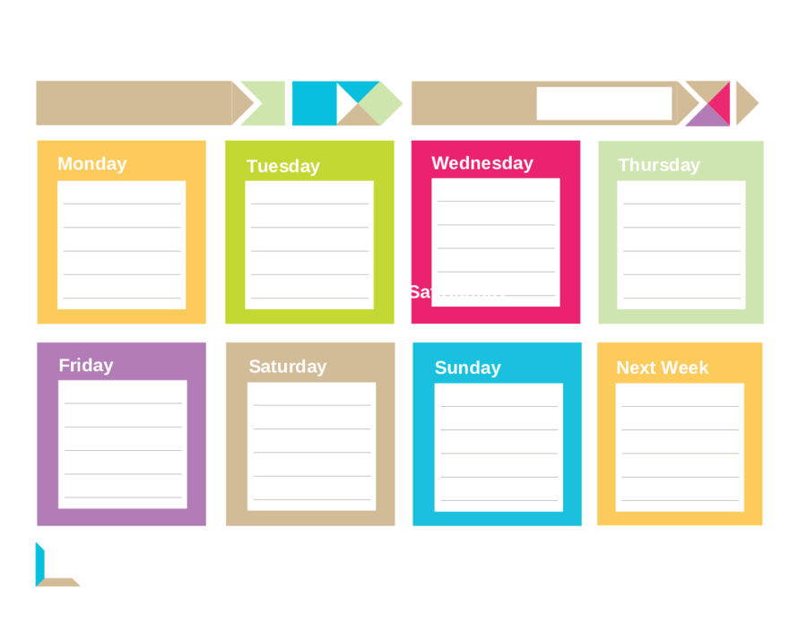 2023 Weekly Planner Template Fillable Printable PDF Forms Handypdf