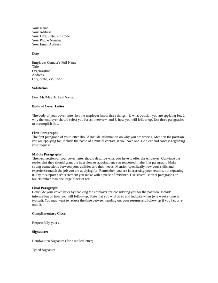 2024 Professional Letter Format - Fillable, Printable PDF & Forms ...