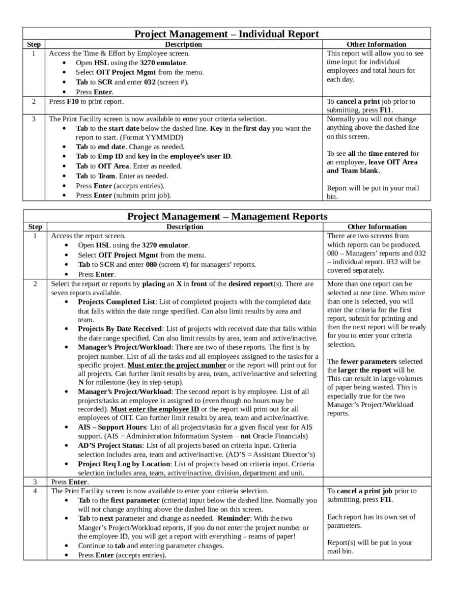 2024 Project Report Sample Fillable, Printable PDF & Forms Handypdf