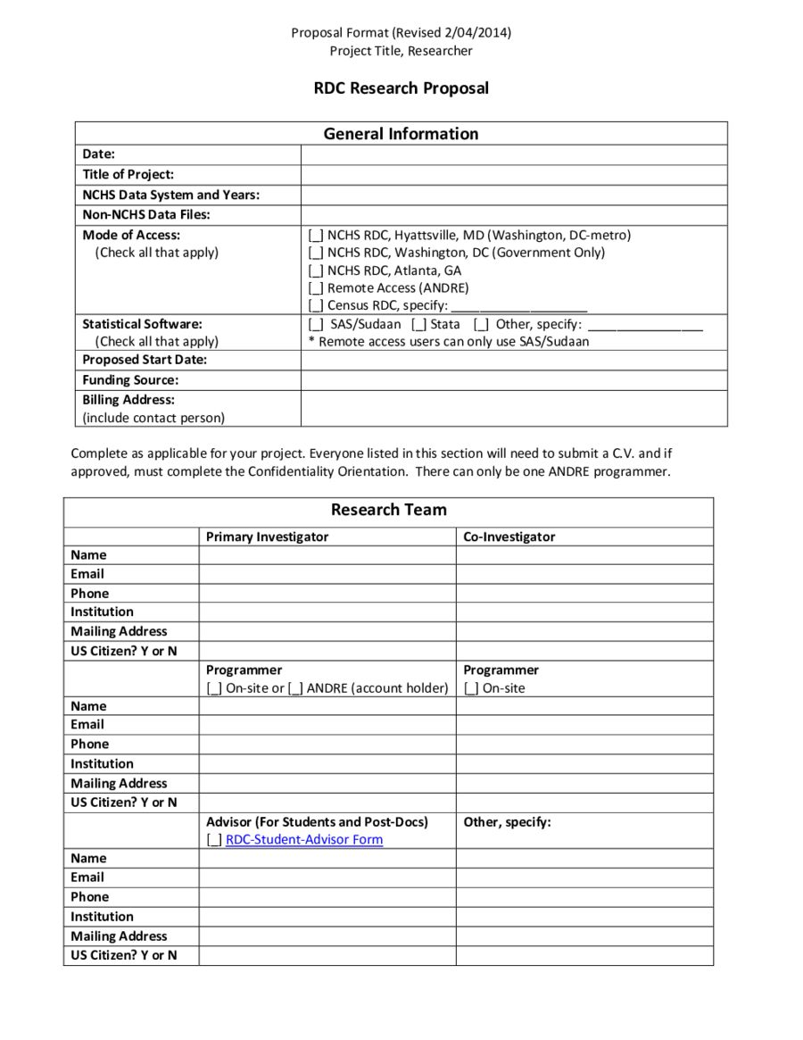 One Page Project Proposal Template - Edit, Fill, Sign Online For One Page Proposal Template